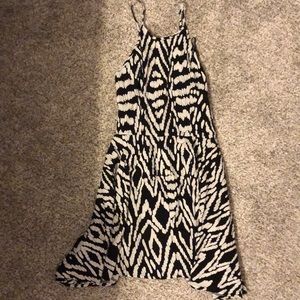 High neck summer dress